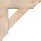 Ekena Millwork Traditional Traditional Smooth Bracket w/ Offset Brace, Douglas Fir, 5 1/2"W x 18"D x 18"H BKT0604X18X18TRA01SDF - alternate 2